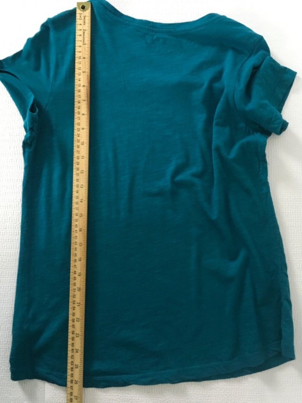 Eddie Bauer T shirt Women Size M Blue Scoop Neckline Short Sleeves Cotton Modal - Picture 10 of 13